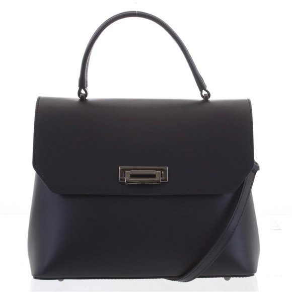 🔥Made in Italy🔥 Italian leather black Cielo Celeste Purse - never carried - Picture 2 of 12